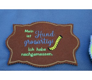 Stickserie - Sprüche Hund